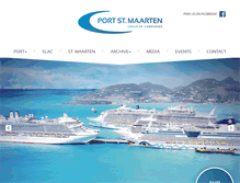 Tablet Screenshot of portstmaarten.com